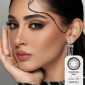 Amara Color Contact Lenses - Charcoal Gray