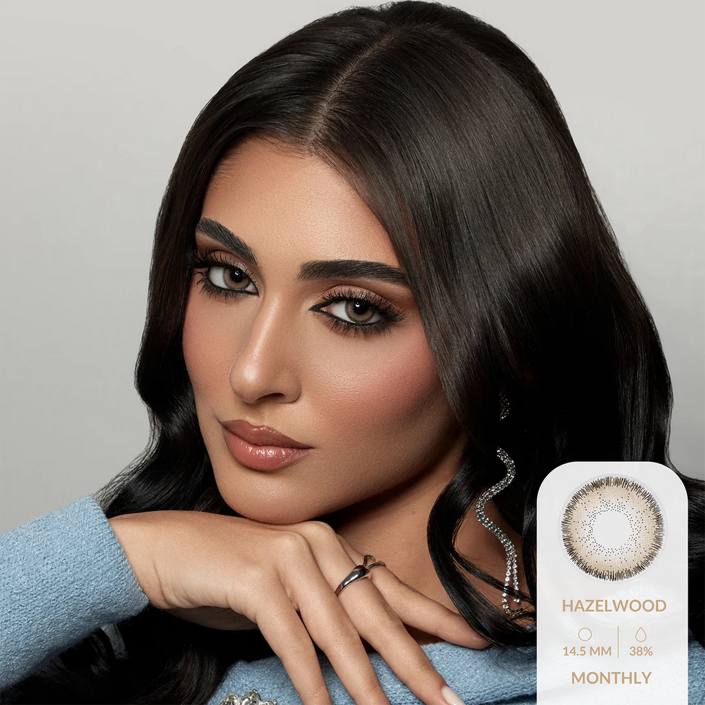 Amara Color Contact Lenses  - Hazel Wood