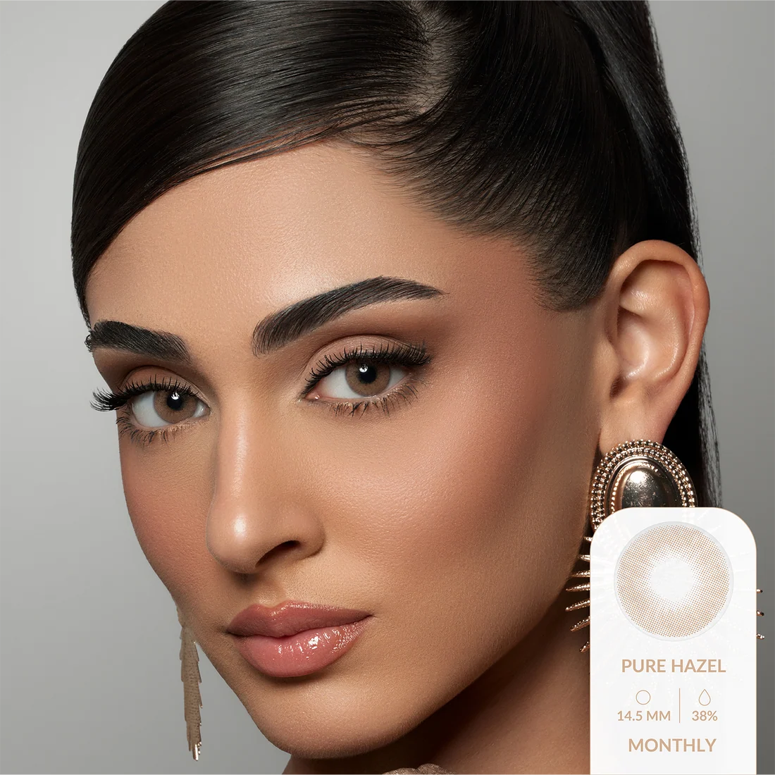 Amara Color Contact Lenses - Pure Hazel