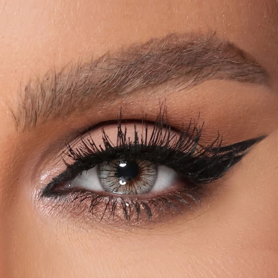 Amara Color Contact Lenses - Smoke Gray
