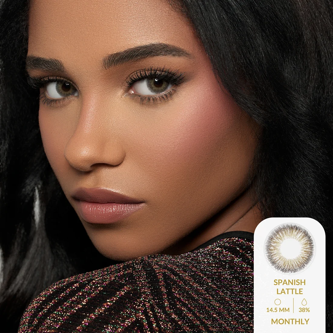 Amara Color Contact Lenses - Spanish Latte